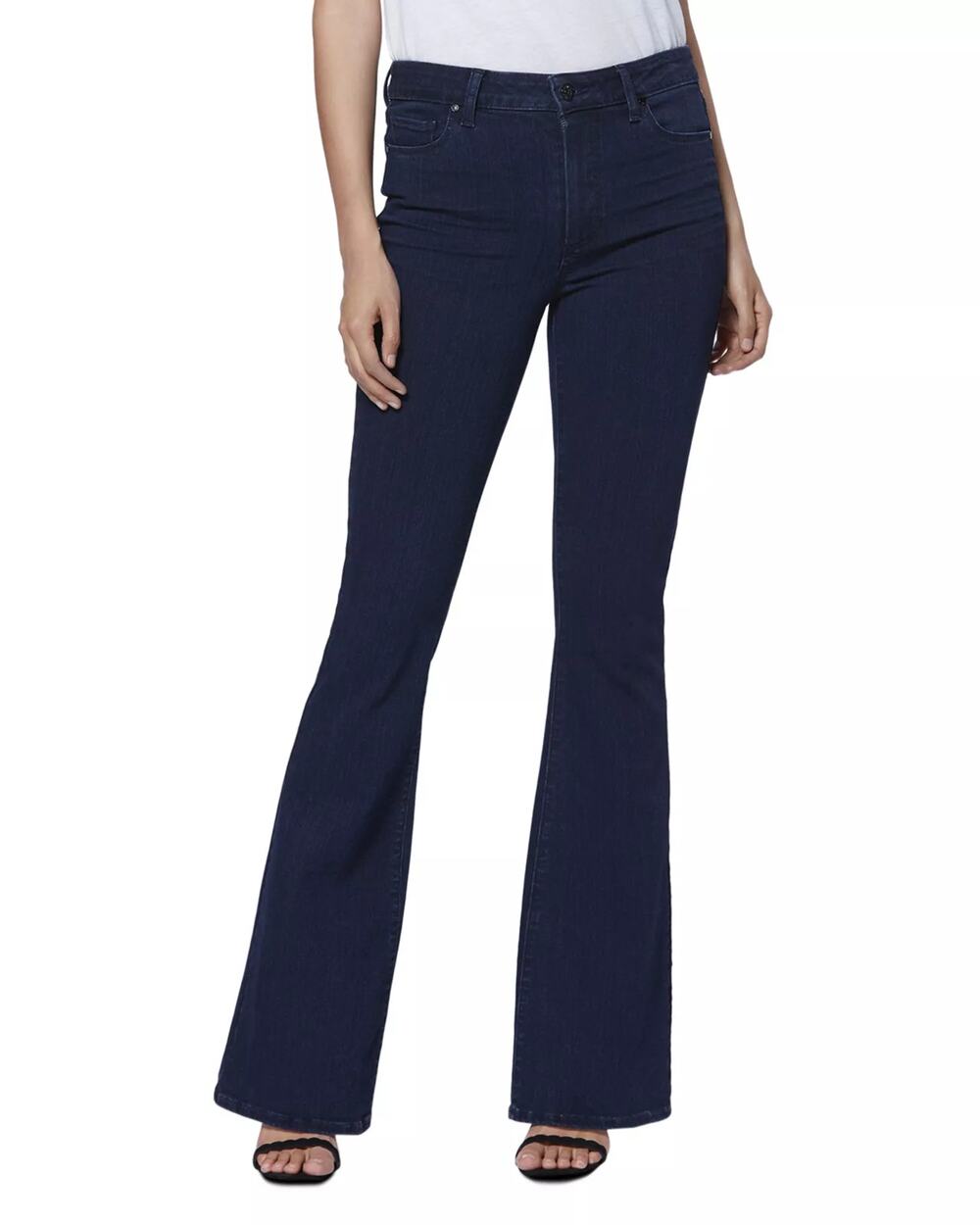 Paige High Waisted Dark Waisted Bell Canyon Jeans Timberline Blue Womens Size 27